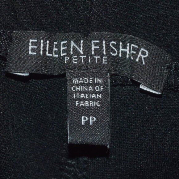 Eileen Fisher Women's SP Petite Stretch Pull-On Slim Leg Ankle Pants w Pockets - Picture 3 of 9